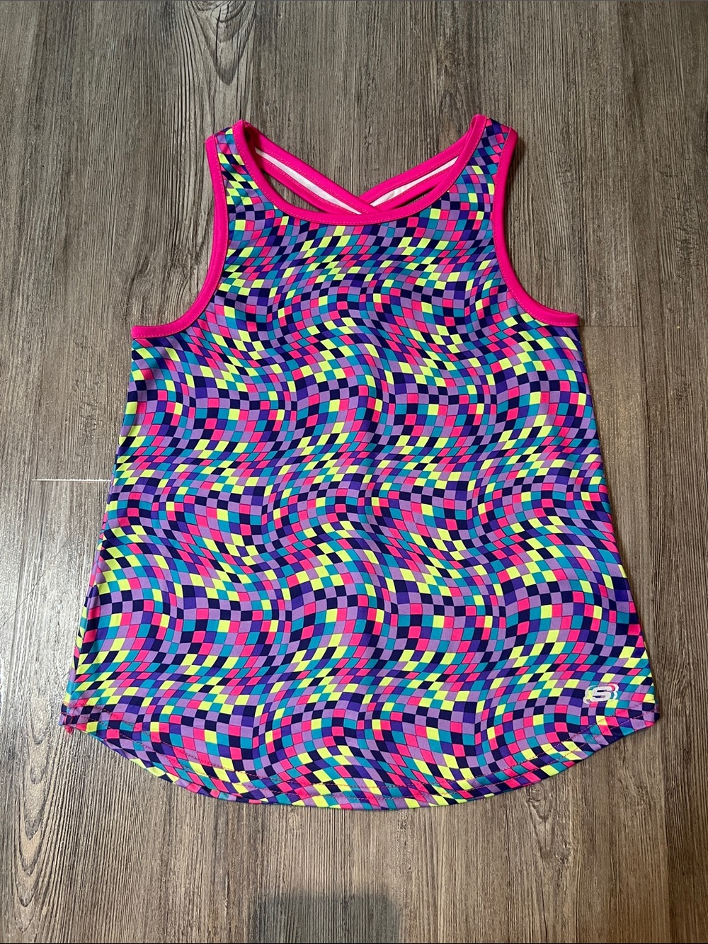 Skechers Neon Multicolored Tank- Size 7/8